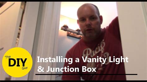 vanity lights over junction box